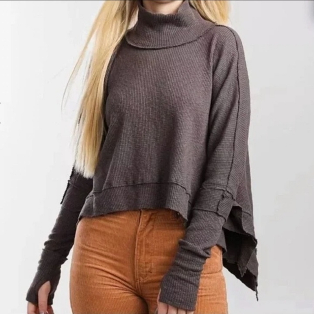 Free People We The Free Moon Daisy Thermal Pullover